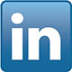 LinkedIn-logo: Følg os på LinkedIn